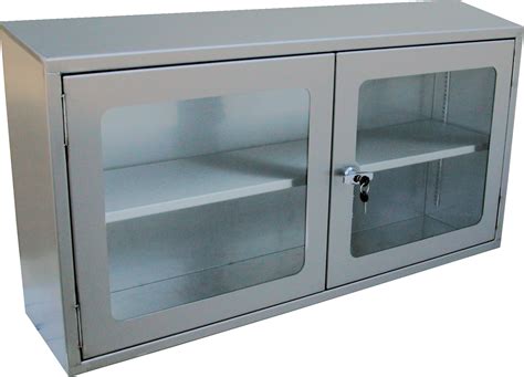 stainless steel wall cabinet with glass door|ss cupboard.